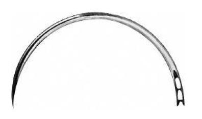 ШОВНА ГОЛКА №G11 РІЖУЧА 34 mm, Ø 0,80 mm